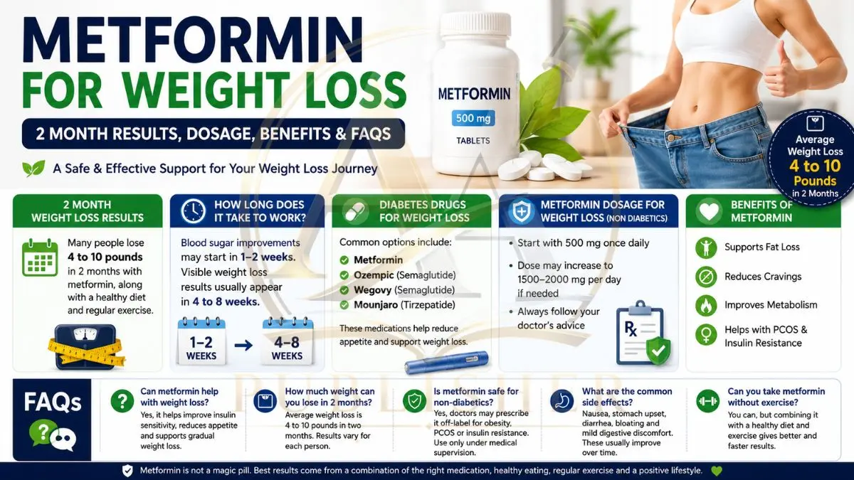2 month metformin weight loss results